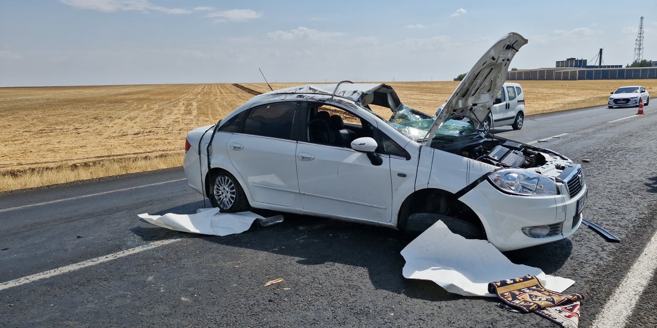 Diyarbakır'da otomobil devrildi; çok sayıda yaralı var