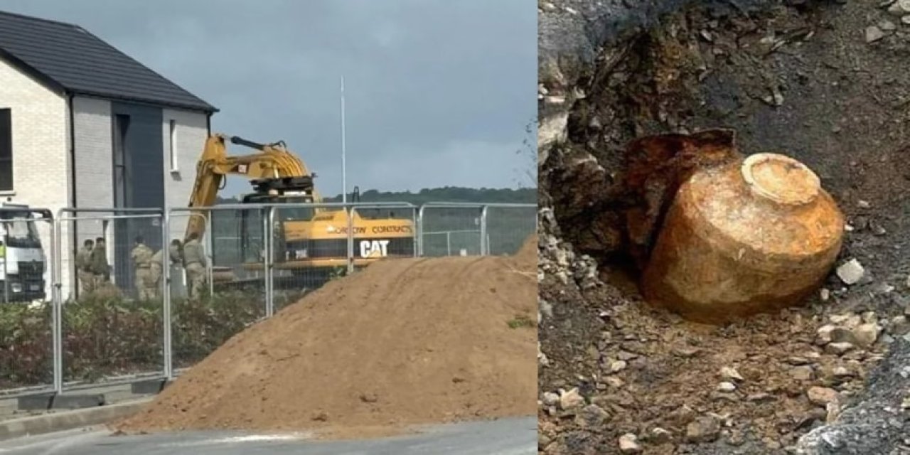 İkinci Dünya Savaşı'ndan kalma bomba korku yarattı