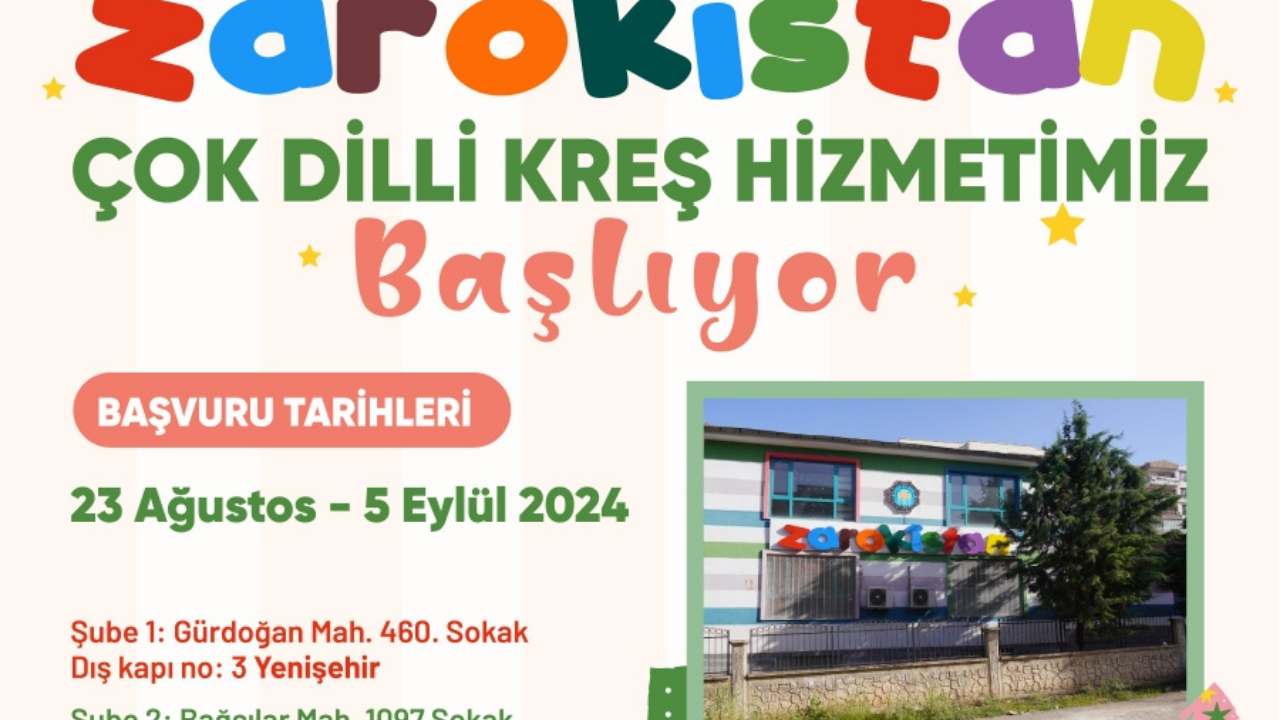 Diyarbakır’da çok dilli hizmet verecek Zarokistanlarda kayıtlar başladı