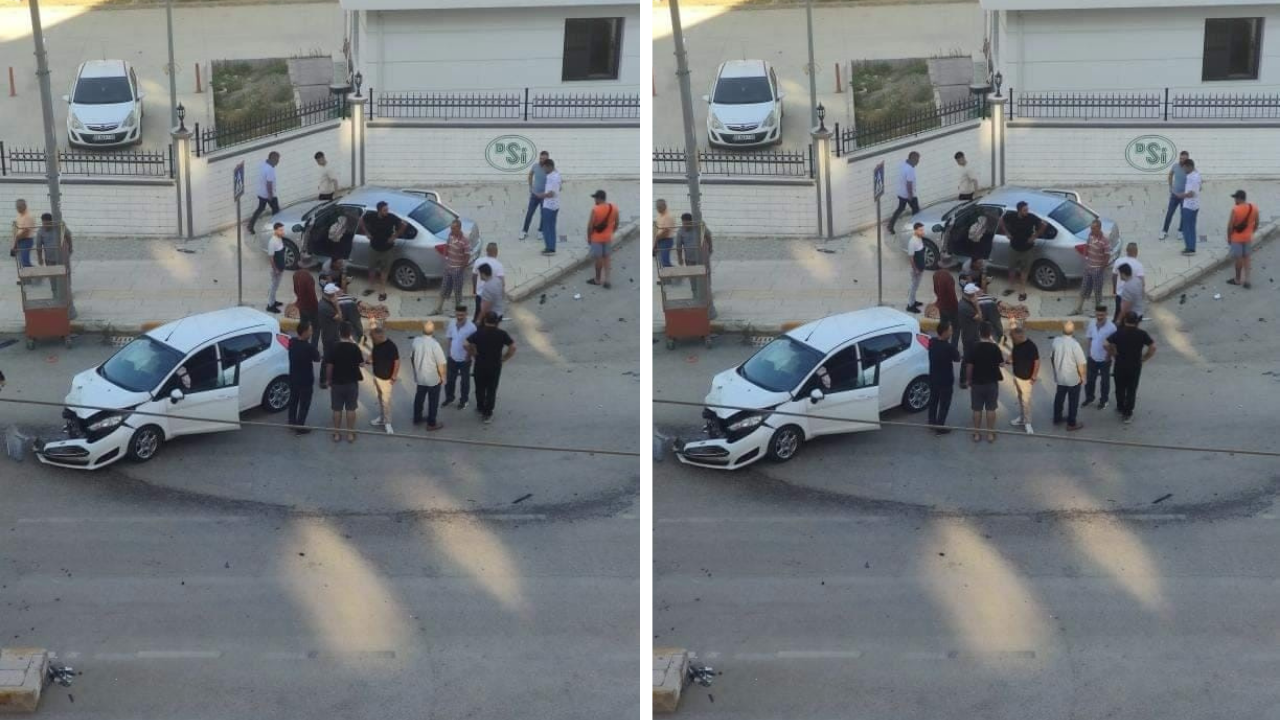 Elazığ’da otomobiller çarpıştı:1 yaralı