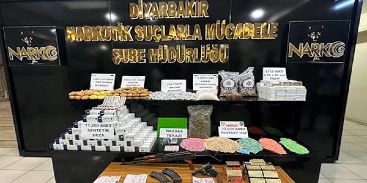 Diyarbakır'da narkotik operasyonları: 41 kişi tutuklandı