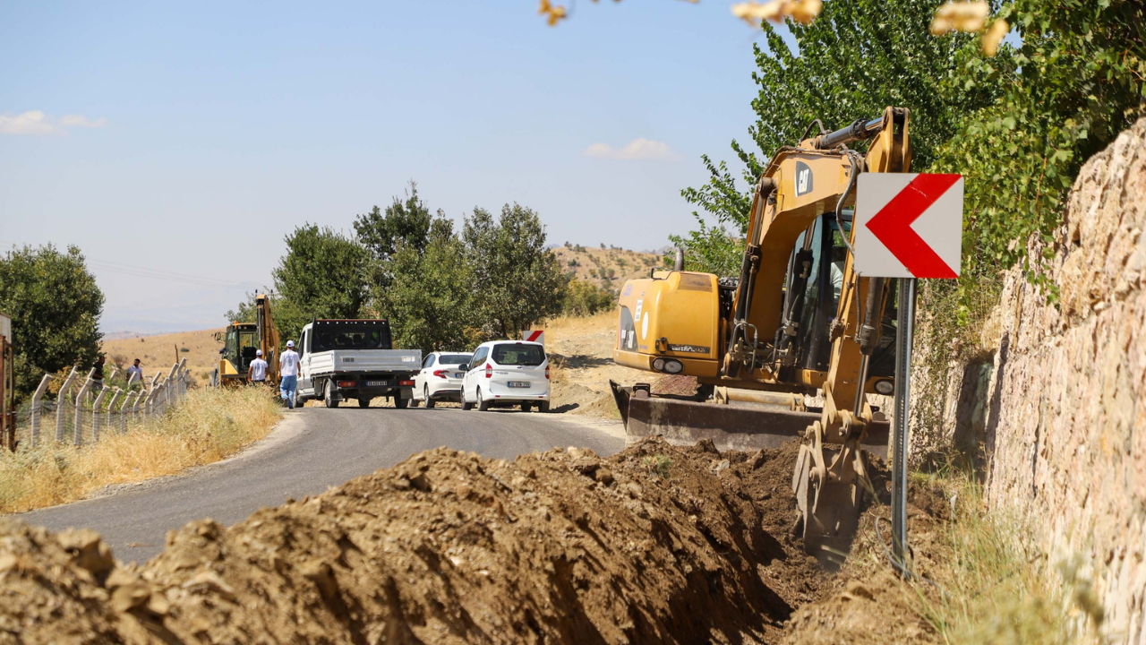 DİSKİ’den o ilçeye yeni içme suyu hattı