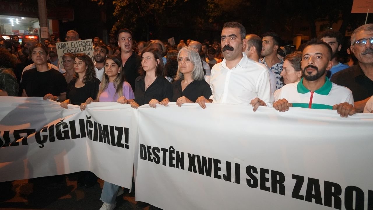 Diyarbakır'da 'Narin' tepkisi: Bu toplum çürümüş