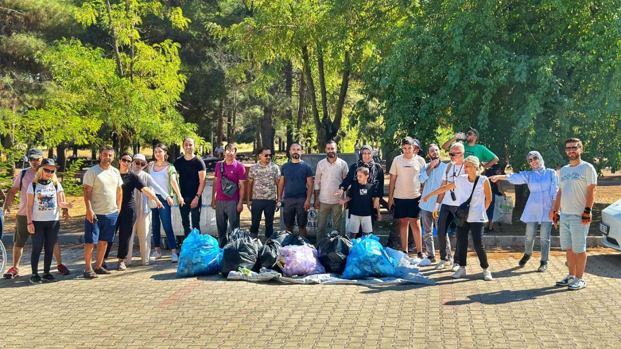 Diyarbakır'ın kuş cenneti Kabaklı Göleti'nde çevre dostu etkinlik