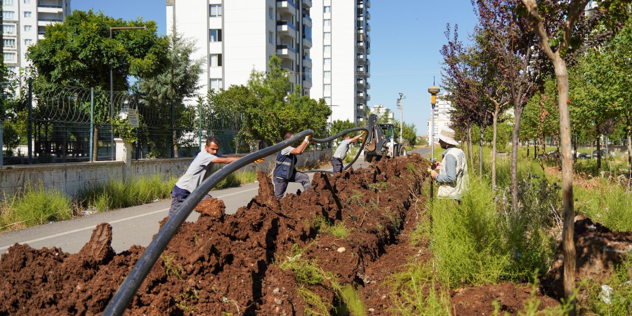 DİSKİ 13 bin 800 metre içme suyu hattı döşedi