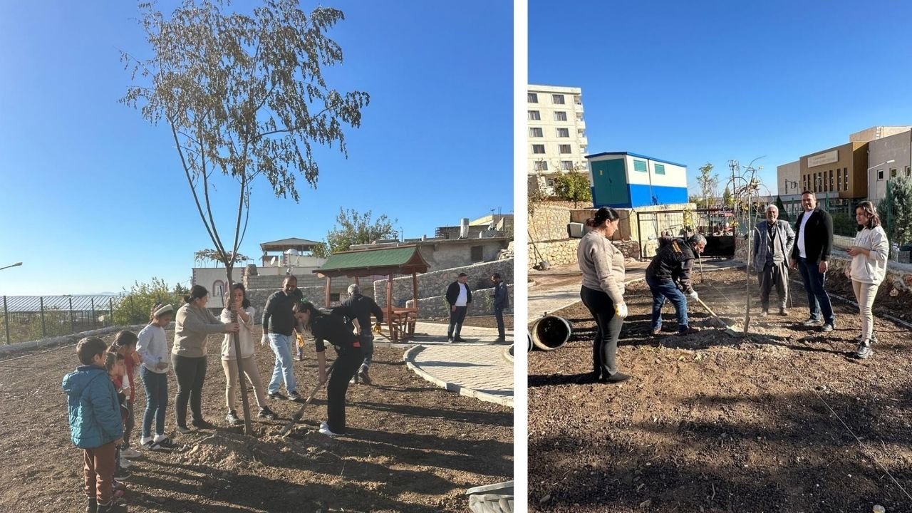 Kadınlar daha yeşil bir Kocaköy için fidan dikti