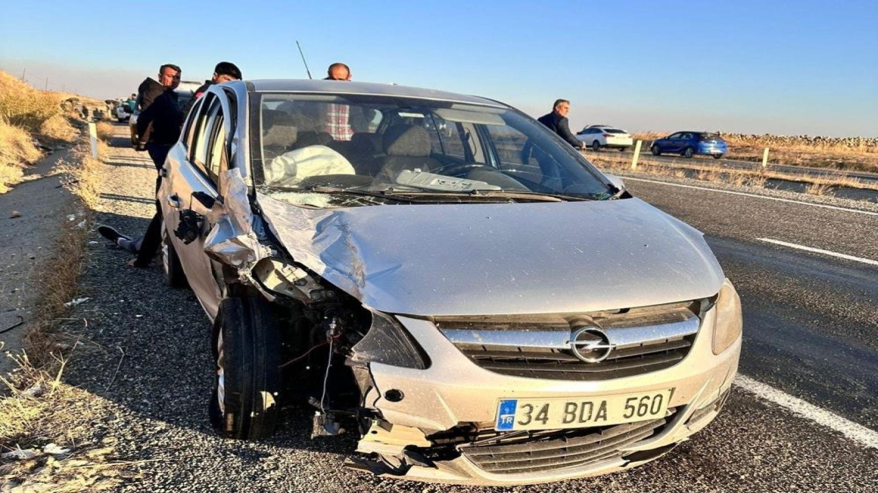 Diyarbakır'da ani fren kazaya neden oldu: 5 yaralı