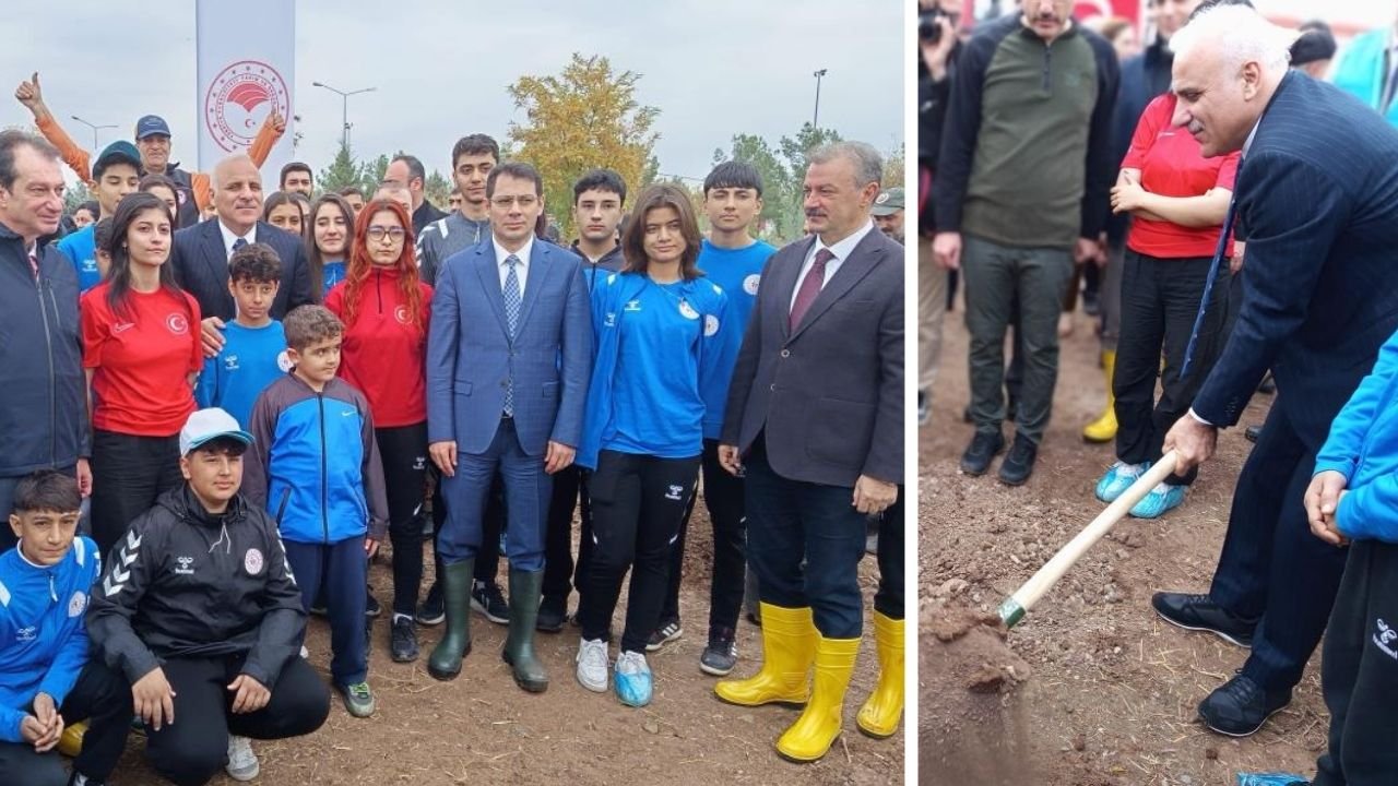 Diyarbakır'da fidanlar toprakla buluştu