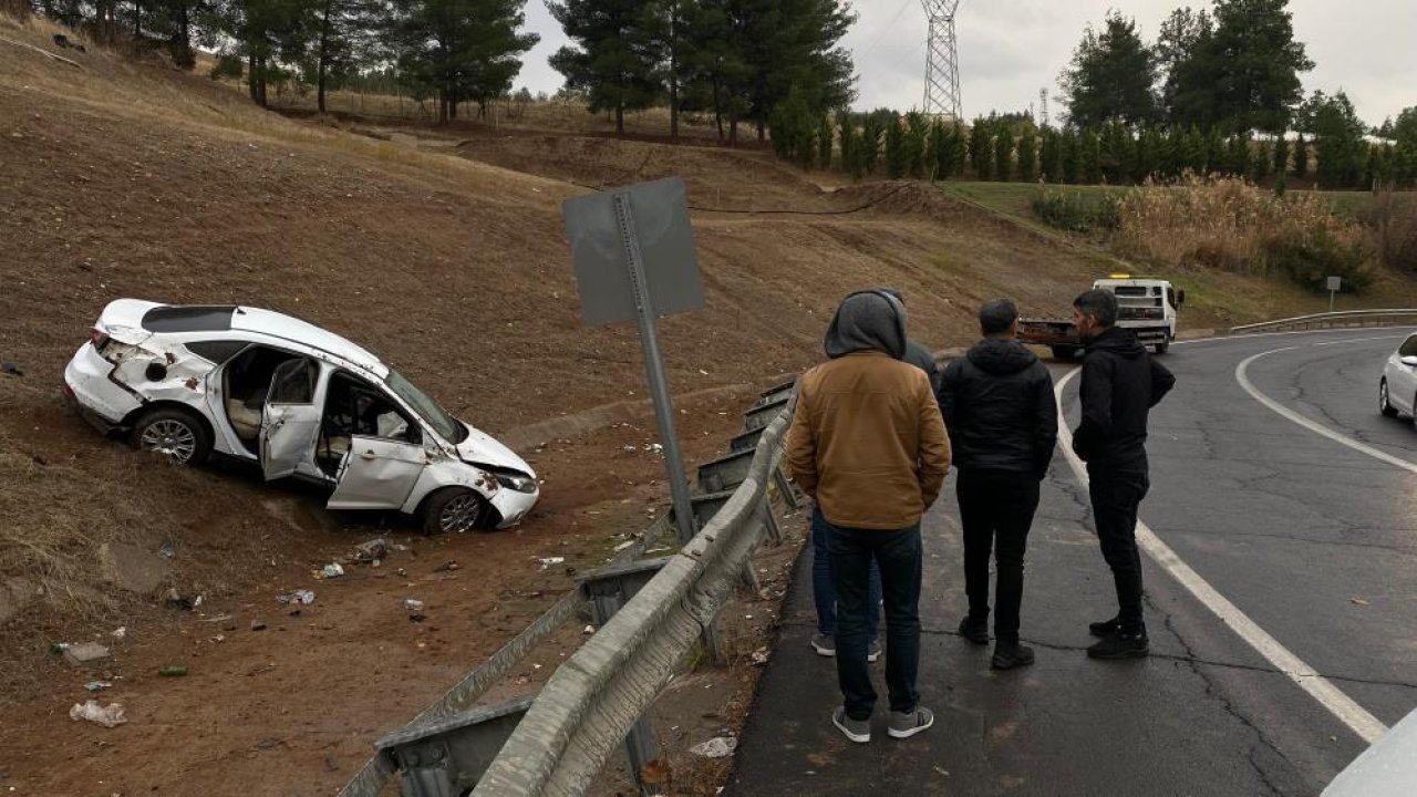 Diyarbakır’da hasta ziyaretine giderken kaza: 3 yaralı