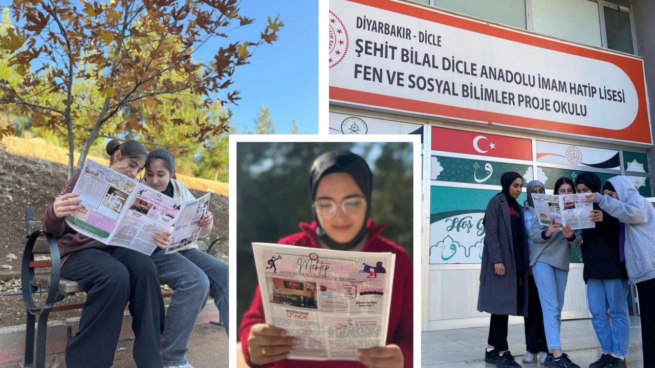 Öğretmenlerin çıkardığı okul gazetesi okurlarıyla buluştu