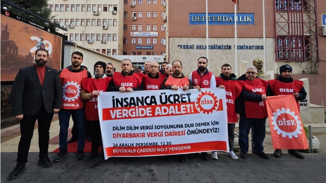 Diyarbakır DİSK’ten ‘Vergide Adalet’ talebi