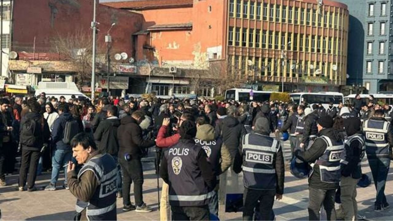 Diyarbakır’da ‘Öcalan’ yürüyüşünde kayyım vurgusu