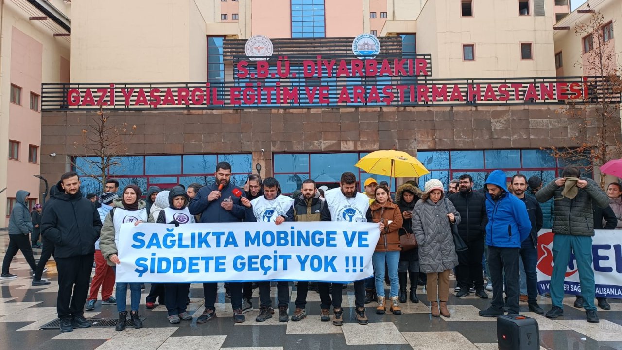 Diyarbakır’da sağlıkçılardan mobbing ve baskılara tepki: Sessiz Kalmayacağız