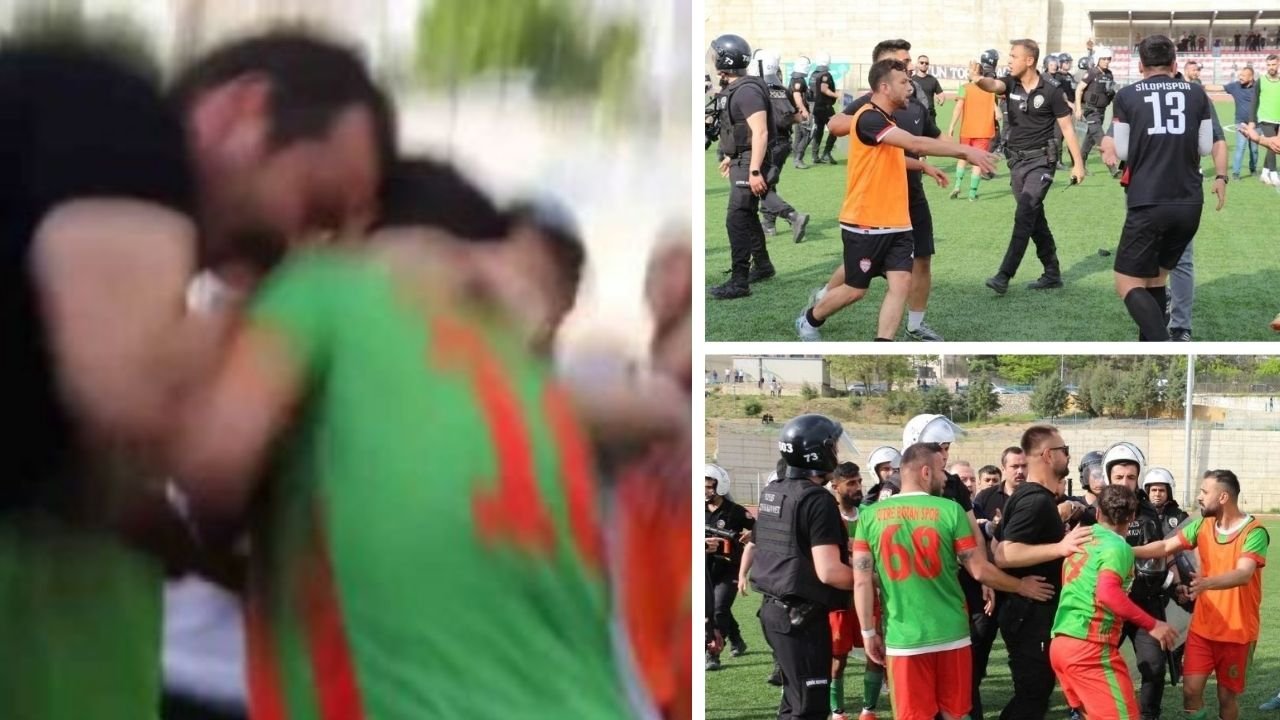 Cizre Botanspor'un oyuncusuna kafa atan polise soruşturma