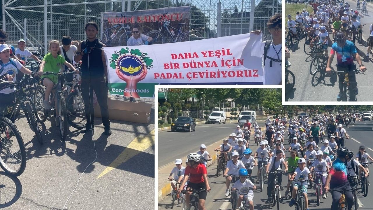 Diyarbakır’da pedallar çevre bilinci için çevirildi