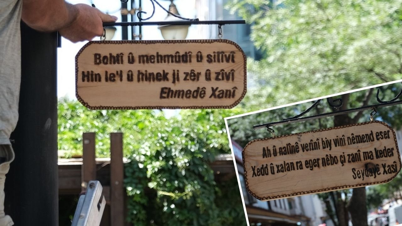 Diyarbakır’da Kürtçe beyitler artık layık olduğu yerde