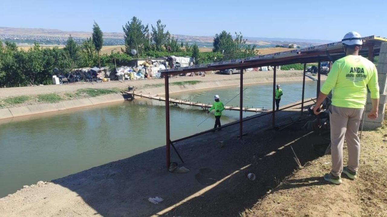 Diyarbakır’da kayıp kişi sulama kanalında aranıyor