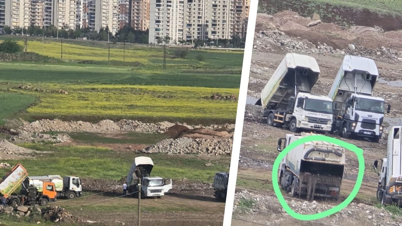Diyarbakır’da yerleşim alanı yakınına dökülen çöp sağlığı tehdit ediyor!