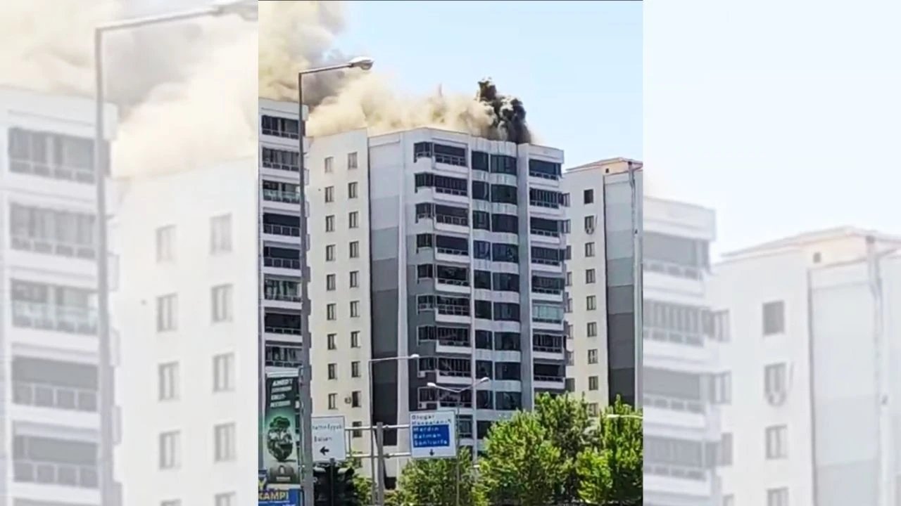 Diyarbakır'da lokanta bacasında yangın