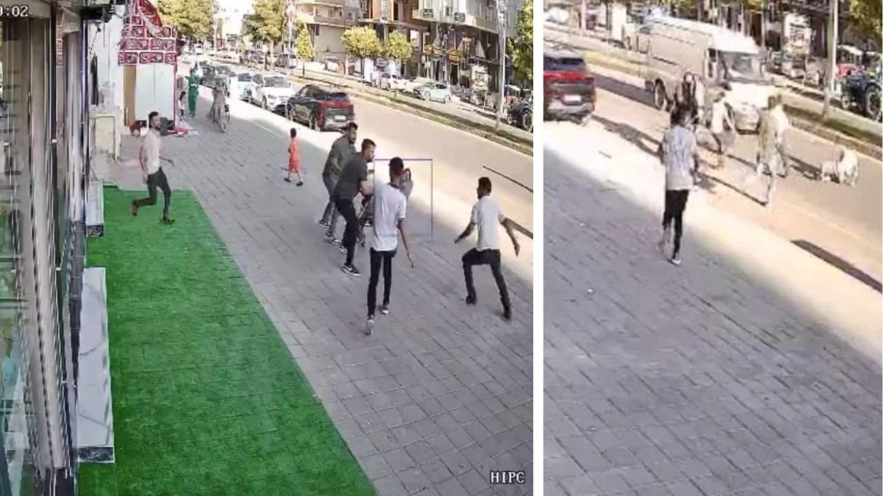 Kavgada yere düşen kişi minibüsün altında kaldı