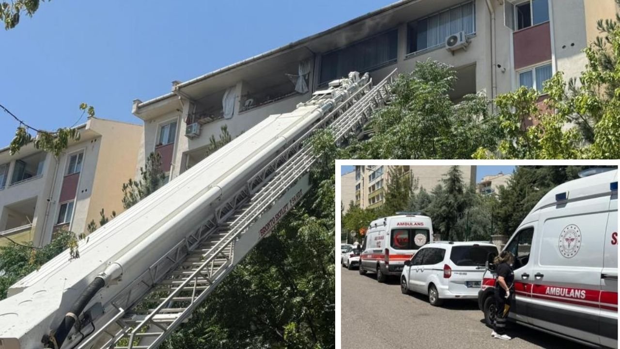 Diyarbakır’da klima yangınında 4 kişi etkilendi