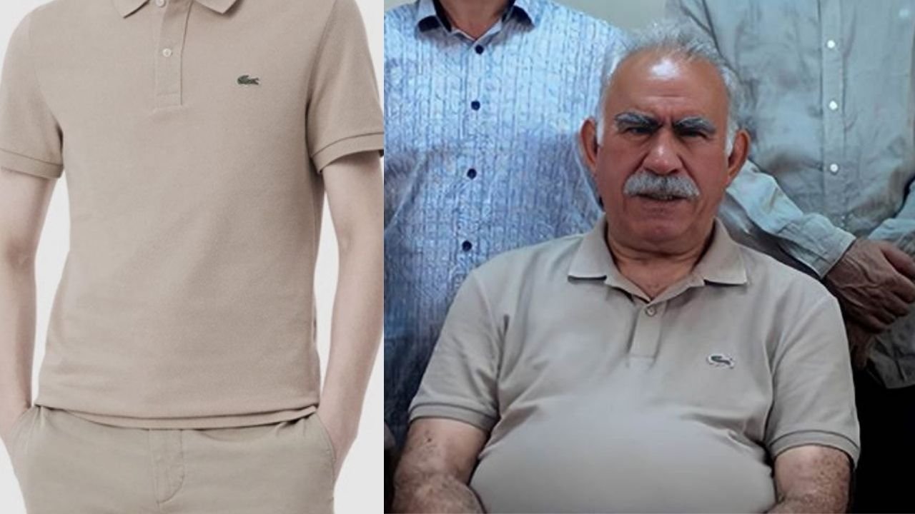 Öcalan giydiği Lacoste tişört yok satıyor: Fiyatı dudak uçuklattı!
