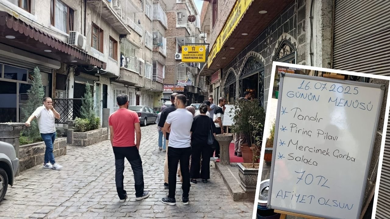 Diyarbakır Halk Lokantalarında uzun kuyruklar