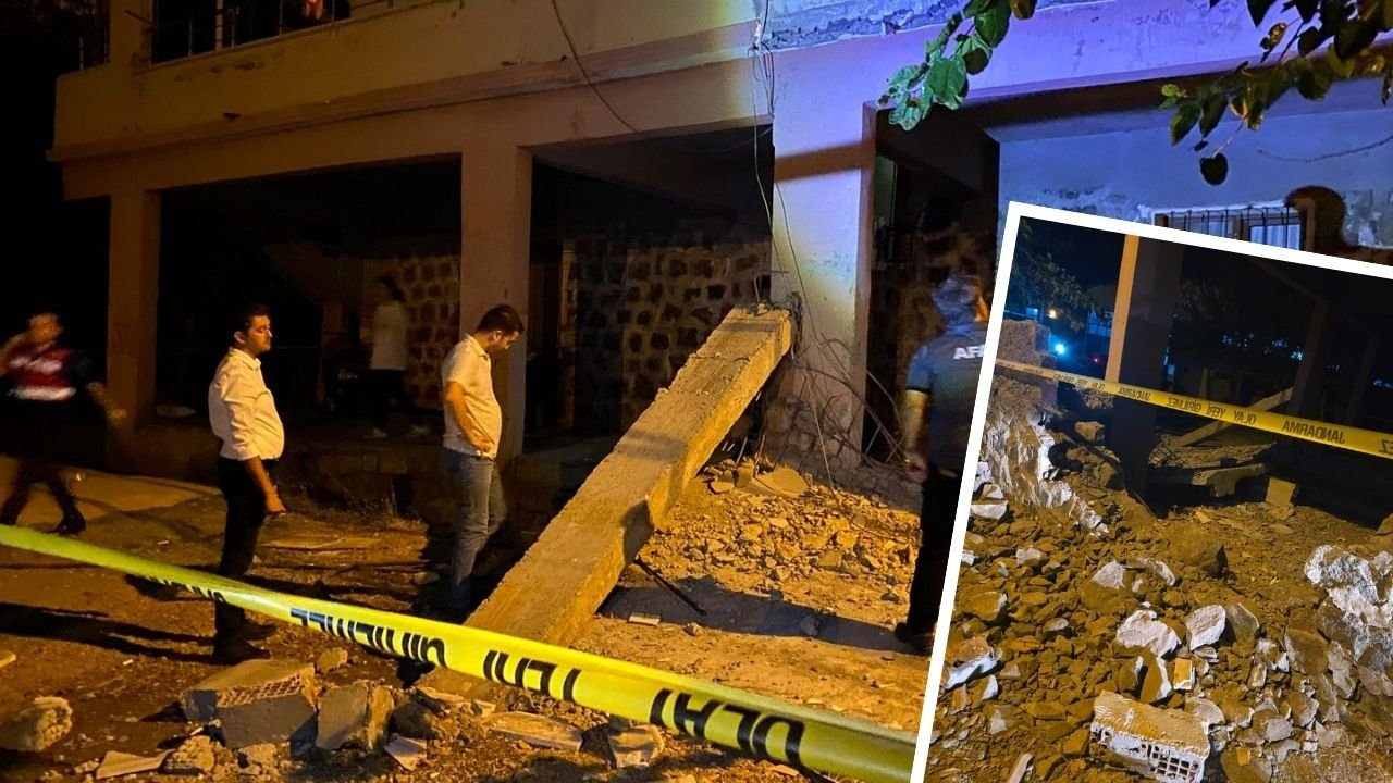 Diyarbakır'da balkon çöktü: 2'si çocuk 5 yaralı
