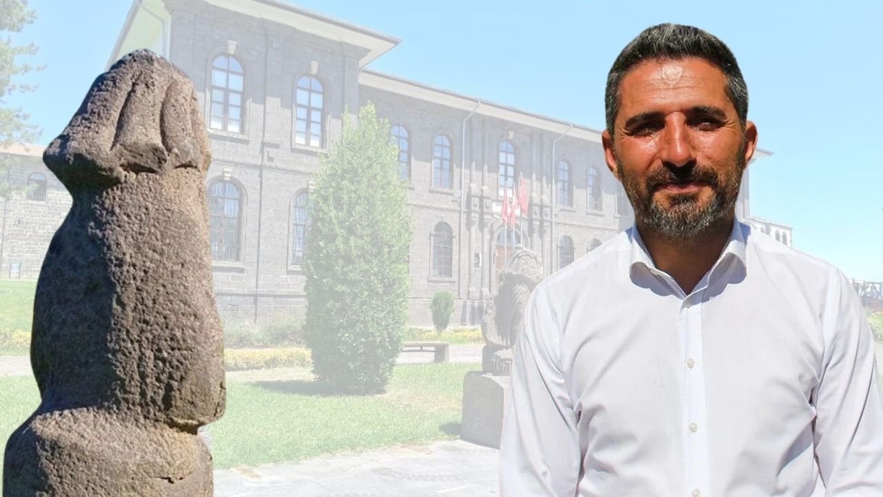 Diyarbakır'da sergilenen heykel tepkiye neden oldu; Cinsel organ mı?