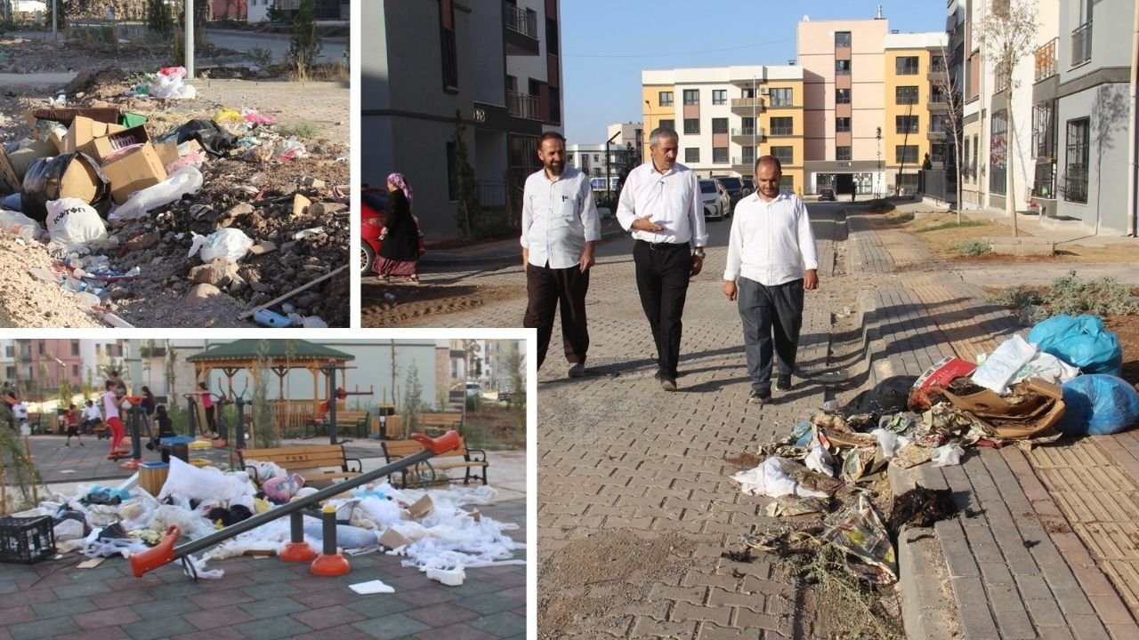 Diyarbakır Oğlaklı TOKi çöpten geçilmiyor