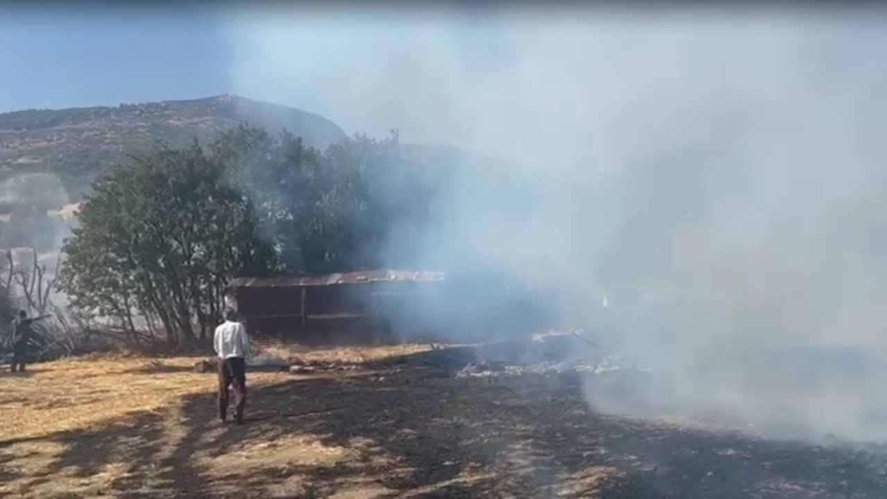Diyarbakır'da korkutan yangın yerleşim yerlerine zarar verdi