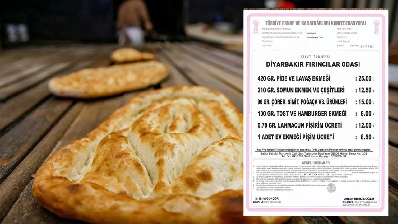 Diyarbakır’da ekmeğe bir yılda üçüncü zam; Vatandaş tepkili!