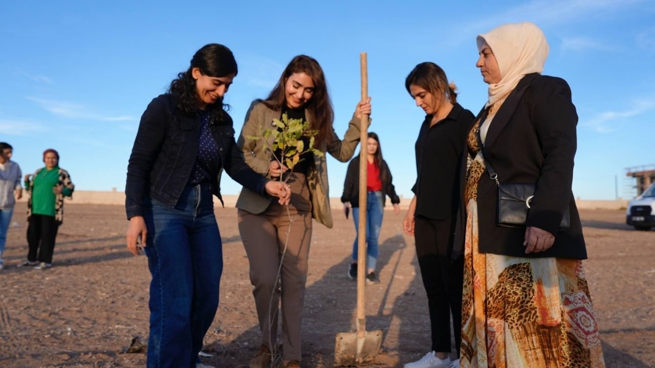 Diyarbakır'da katledilen kadınların anısına fidan dikildi