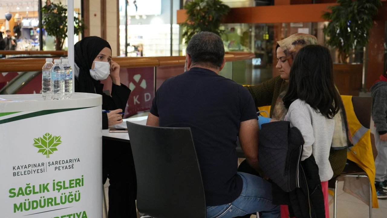 Kayapınar Belediyesi'nden örnek sağlık etkinliği