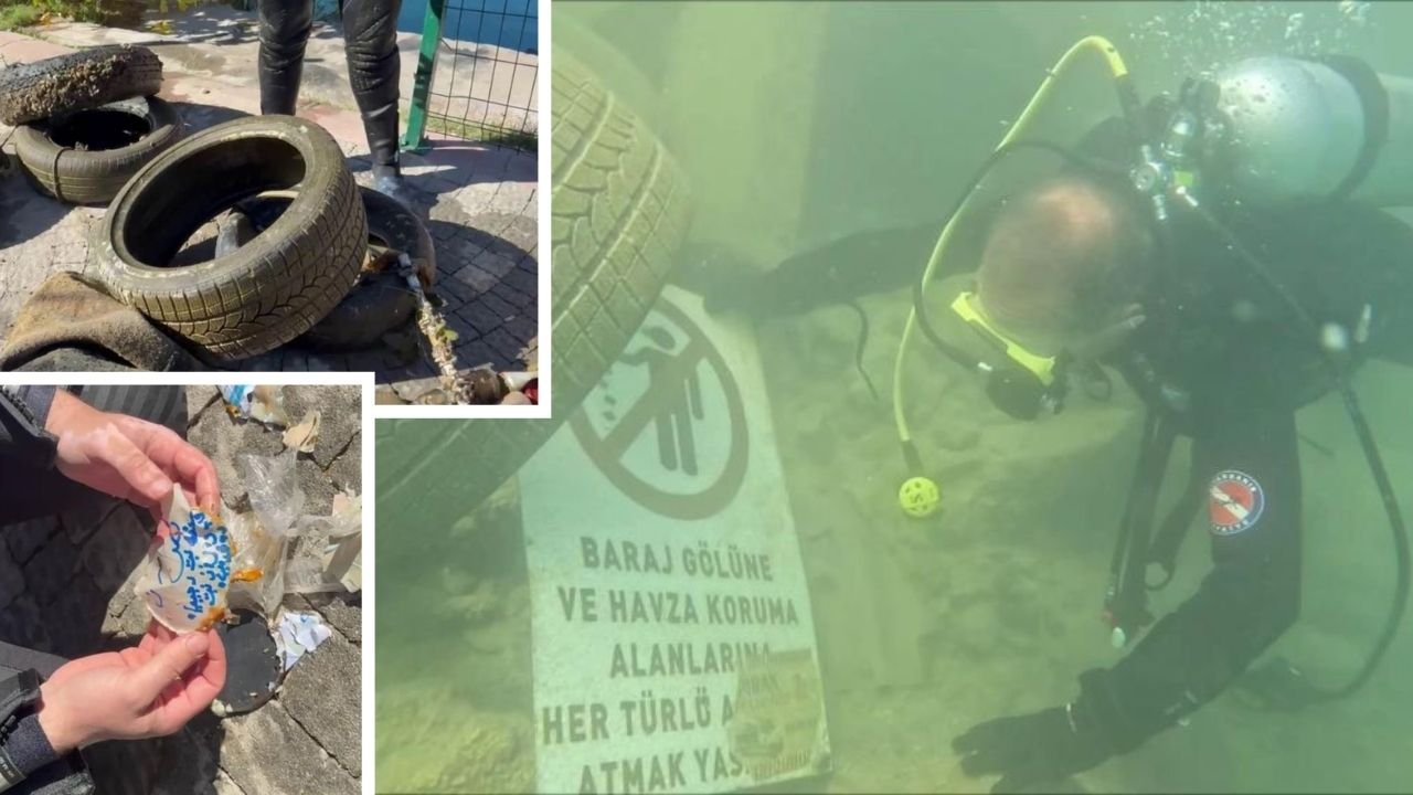 Diyarbakır da baraj temizliği ; Neler çıktı neler