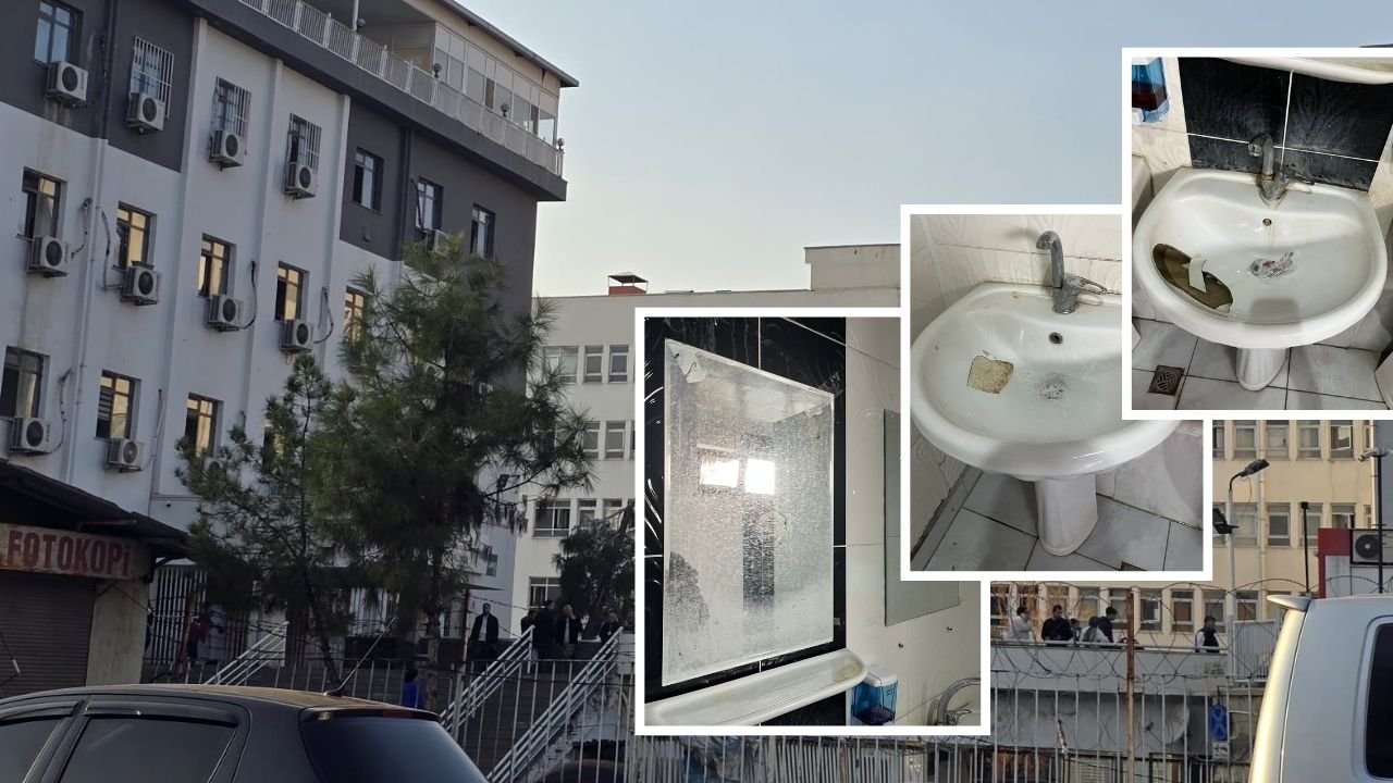 Diyarbakır Çocuk Hastanesi'nde skandal görüntüler! Hijyen yok, lavabolar kırık