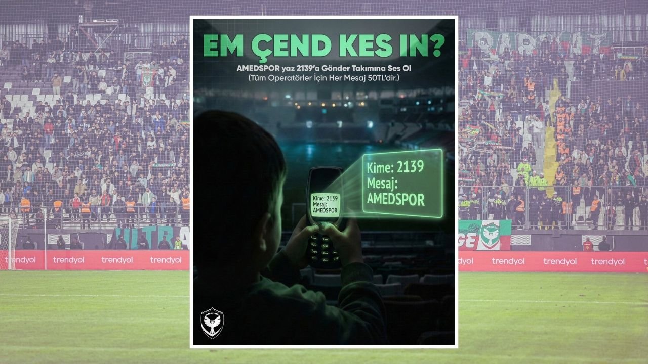 Amedspor'dan SMS kampanyası: 'Em Çend Kes in'