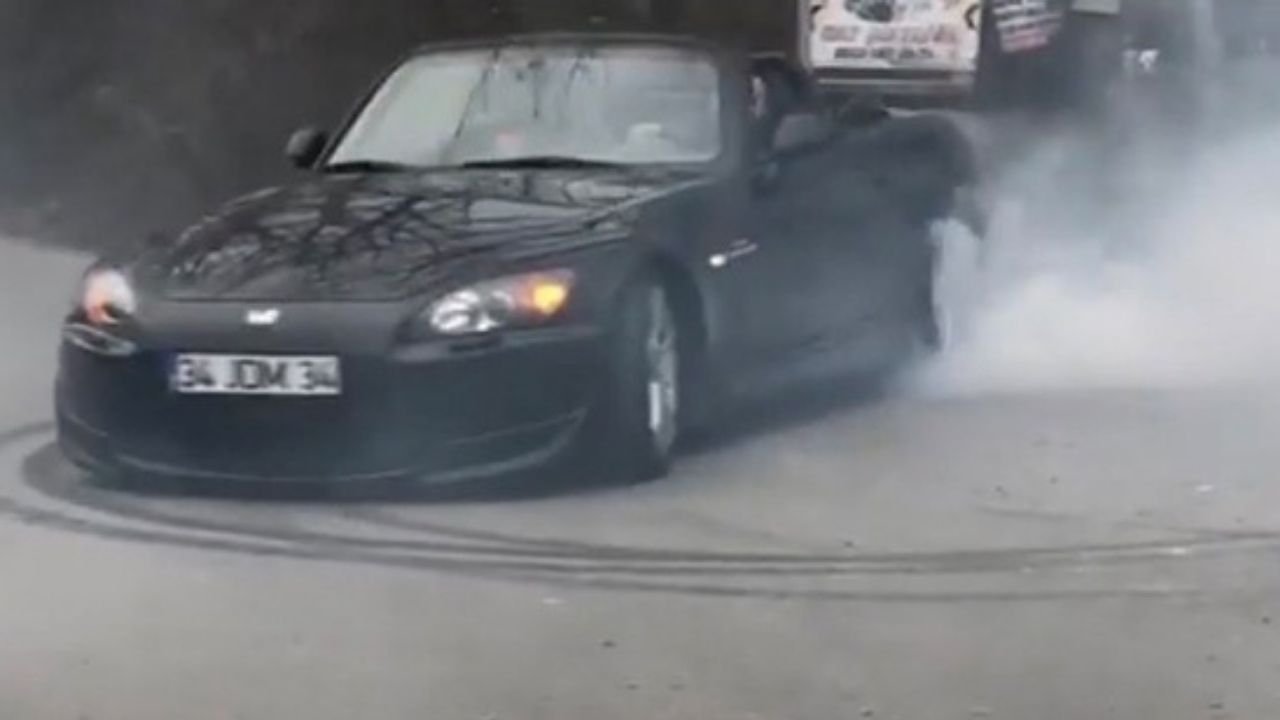 Drift atan sürücüye 46 bin 392 lira ceza