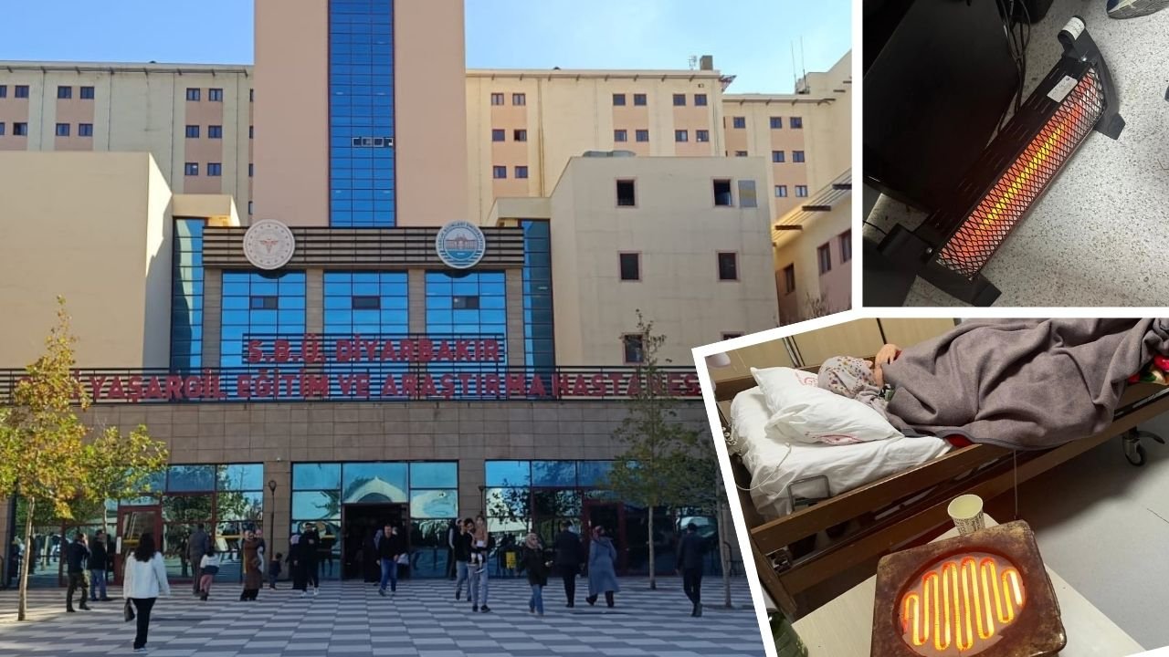 Diyarbakır’ın en büyük hastanesinde ısınma sorunu; Hastane mi Buzhane mi?