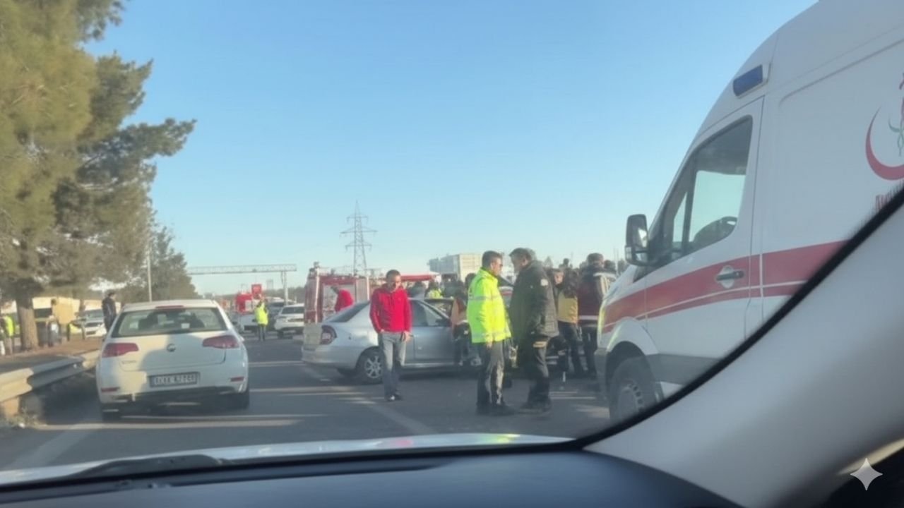 Diyarbakır’da seyir halindeki araçlar çarpıştı: 1 ölü, 1 yaralı