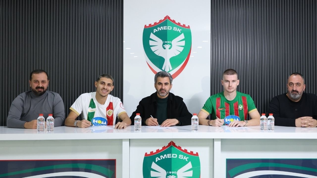Amedspor’da iki mevkiye çifte transfer