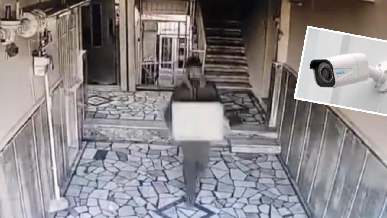 Diyarbakır'da ilginç hırsızlık girişimi: Önce çaldı, kameraya görünce bıraktı