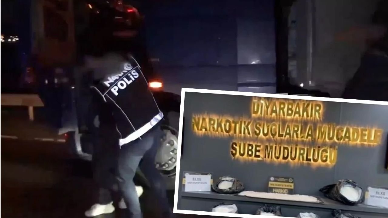 Diyarbakır’da nefes kesen takip; Uyuşturucu sevkiyatı durduruldu!