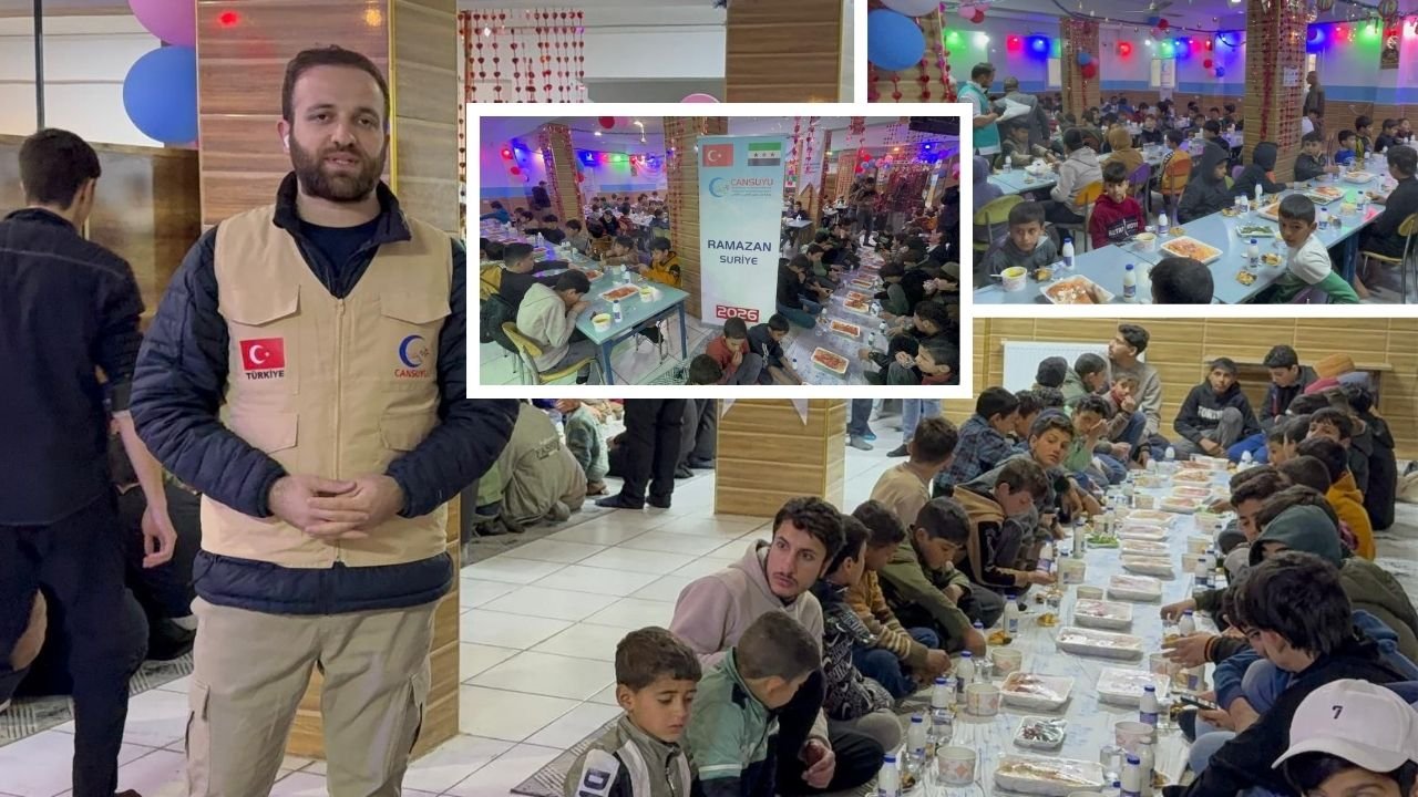 Ramazan’ın bereketi Afrin’de yetim sofralarında buluştu