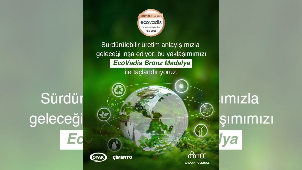 ​​​​​​​2050 Net-Sıfır Hedefine Emin Adımlar: OYAK Çimento’ya Küresel Sürdürülebilirlik Onayı