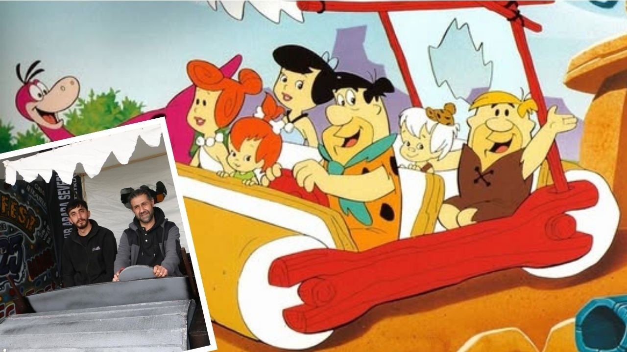 Fred Çakmaktaş’ın Taş Devri" aracı Diyarbakır’da