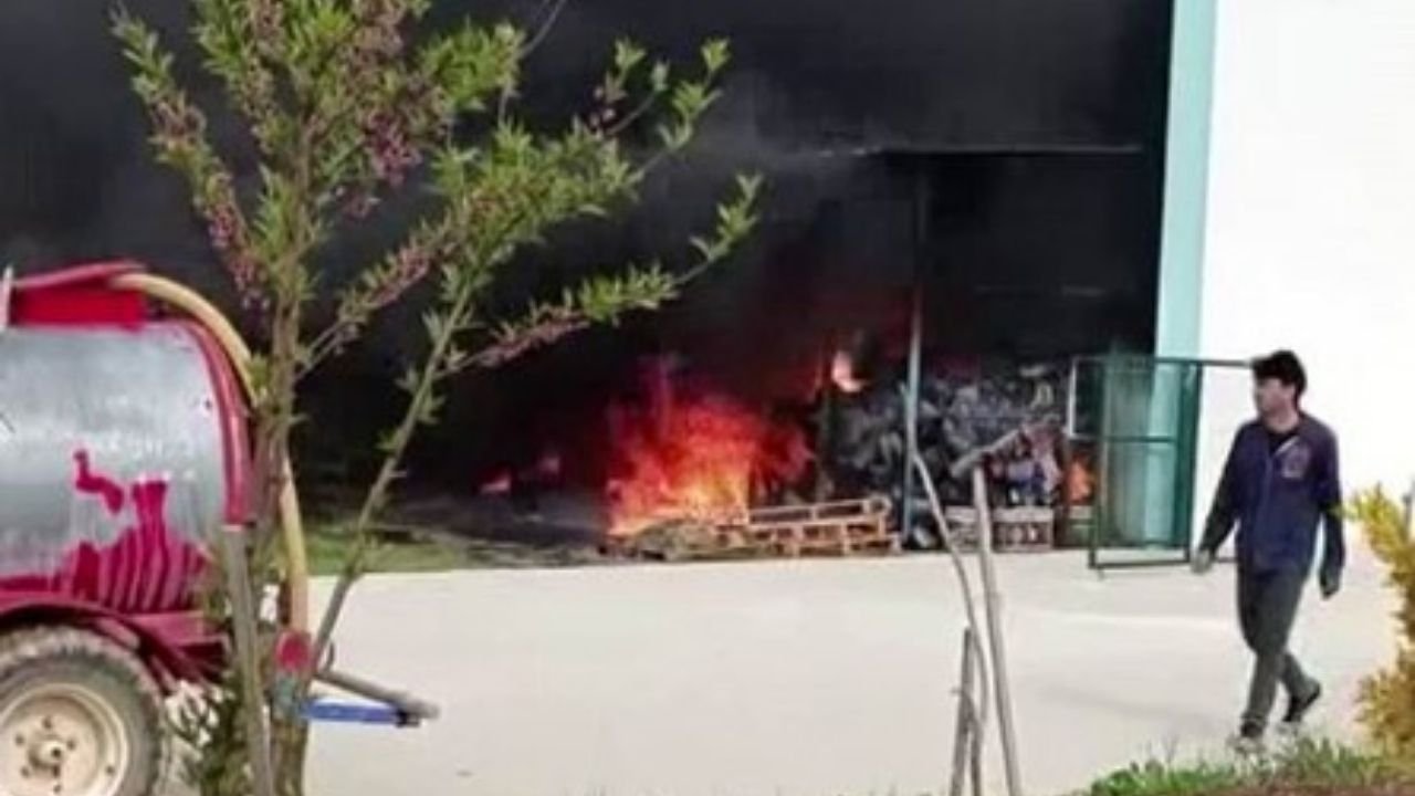 Diyarbakır OSB 4. Etap’ta korkutan yangın