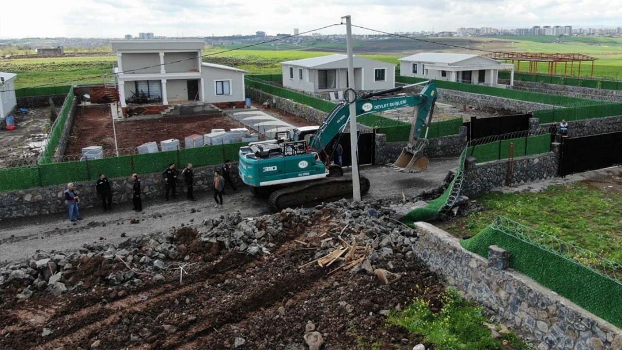 Diyarbakır’da lüks villalar için yıkım kararı