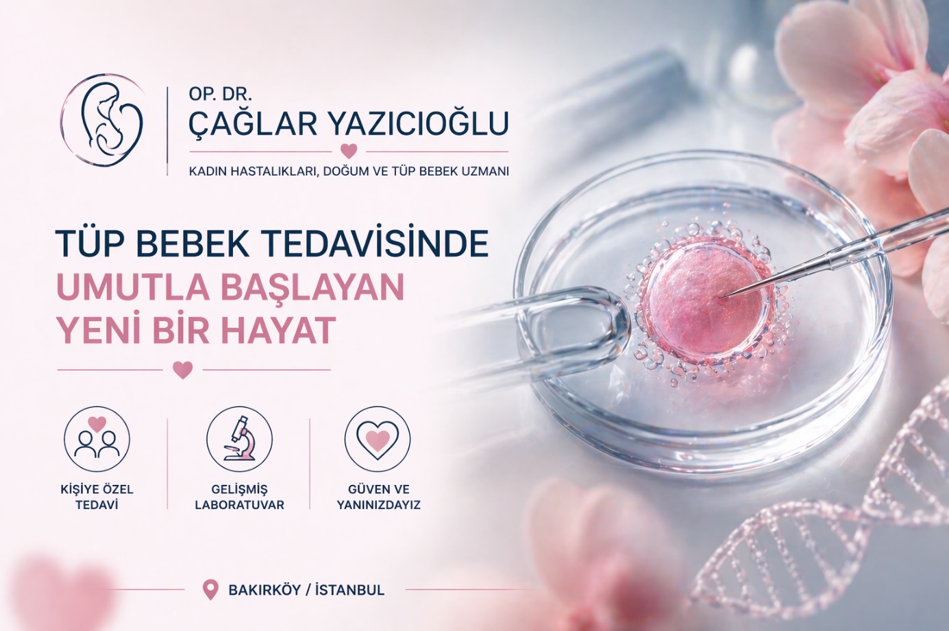 Tüp Bebek Tedavisinde Profesyonel Yaklaşım ve Güven: Op. Dr. Çağlar Yazıcıoğlu