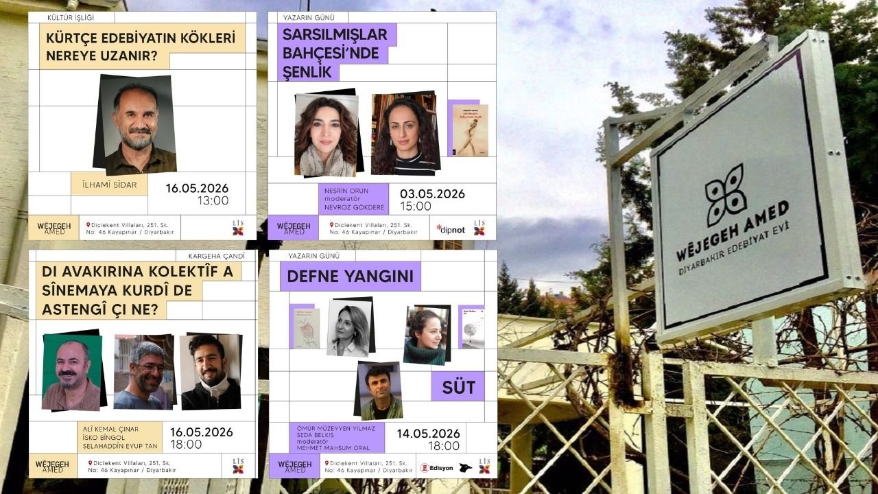Diyarbakır’da Edebiyat ve Sanat Rüzgarı: Wêjegeh Amed Mayıs ayı programı belli oldu